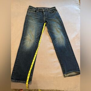 American Eagle Outfitters Dark Blue Straight Jeans 32x30